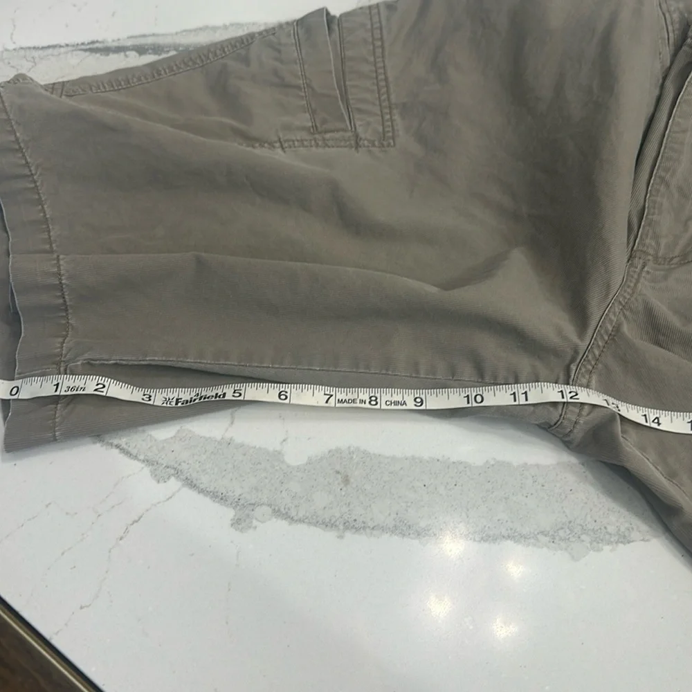 Jordan Cargo Shorts Mens 40 Brown Ripstop Military Baggy Drawstring